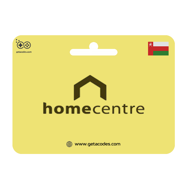 “Modern living room furniture set from Home Centre Online Oman featuring a fabric sofa, wooden coffee table, and home décor accents”