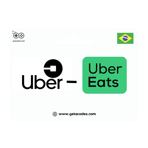 Uber & Uber Eats Brazil Gift Card – Pay for rides and meals in Brazil