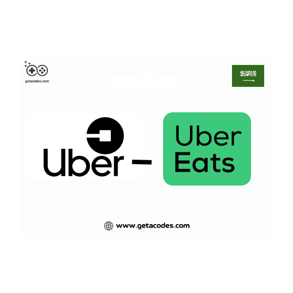 Uber & Uber Eats KSA Gift Card – Pay for rides and food across Saudi Arabia