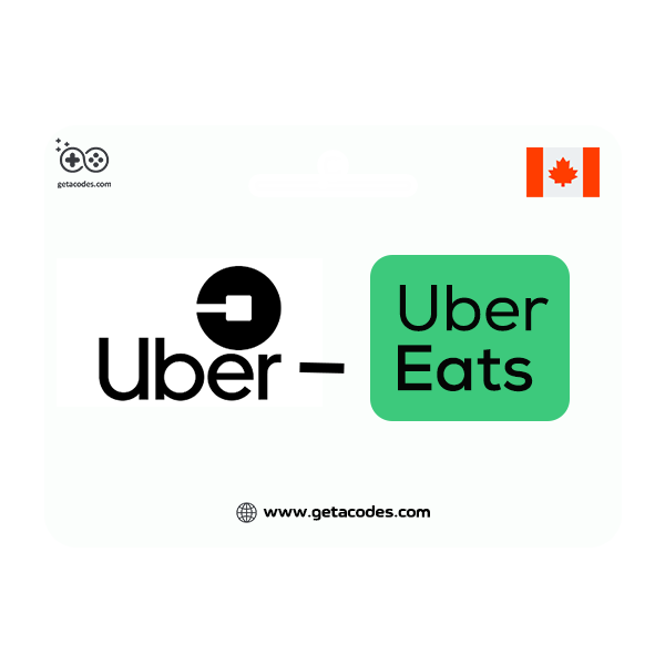 Uber & Uber Eats Canada Gift Card – Pay for rides and food in Canada