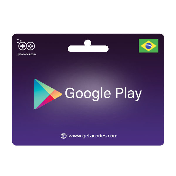 Google Play Gift Card Brazil for app and game purchases in BRL