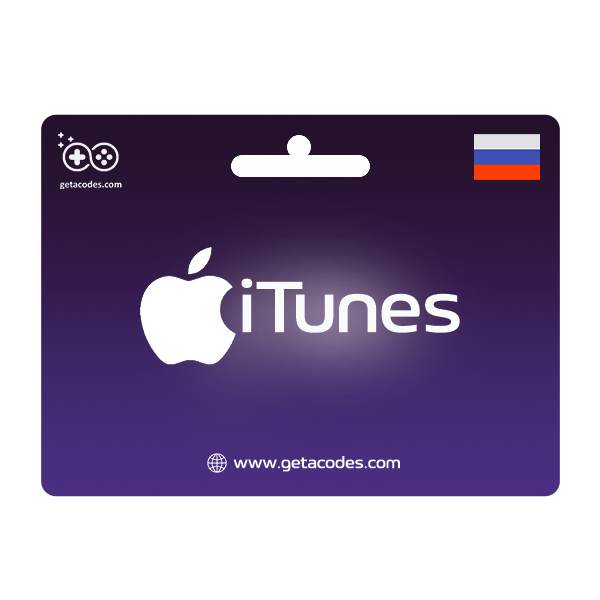 iTunes Gift Card Russia in RUB currency for Apple ID balance top-up