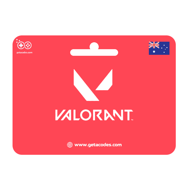 Valorant Australia Gift Card – digital VP code for Australian Riot accounts