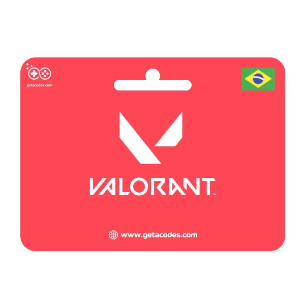Valorant Brazil gift card – digital VP code for Brazilian Riot users