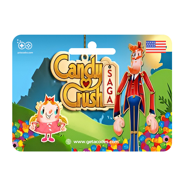 Candy Crush US Gift Card Gold Bars digital code