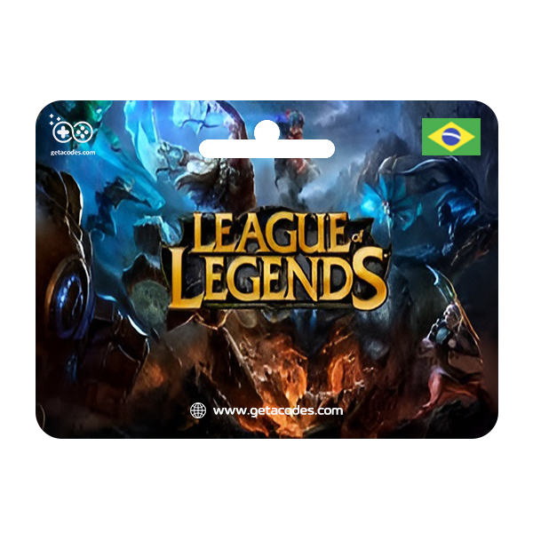 League of Legends Brazil Gift Card Riot Points digital code