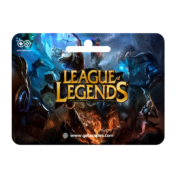 League of Legends Gift Card Riot Points digital code