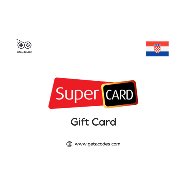 SuperCard Croatia multi store prepaid gift card voucher