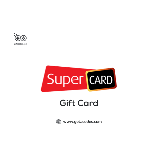 SuperCard multi store prepaid gift card voucher