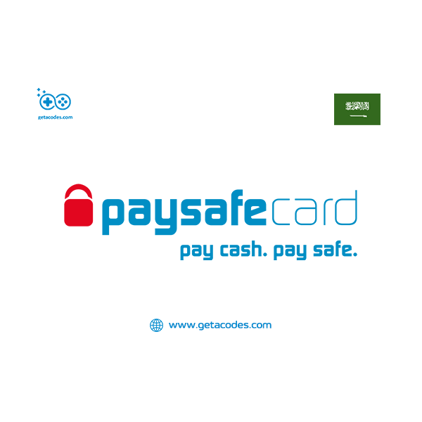 PaysafeCard Saudi Arabia prepaid voucher digital PIN from Getacodes