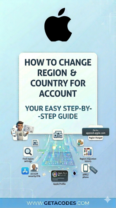 How to change Apple ID region and country step by step