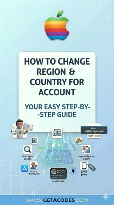 How to change Apple ID region and country step by step