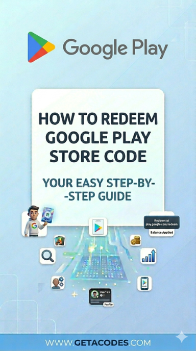 Google Play Store gift card code redemption