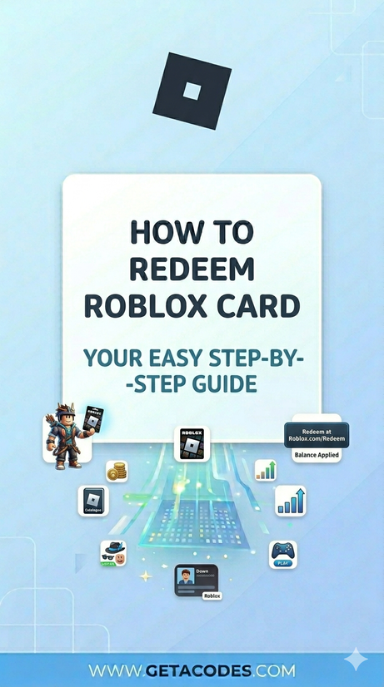 Activate Roblox card and get Roblox Robux safely online