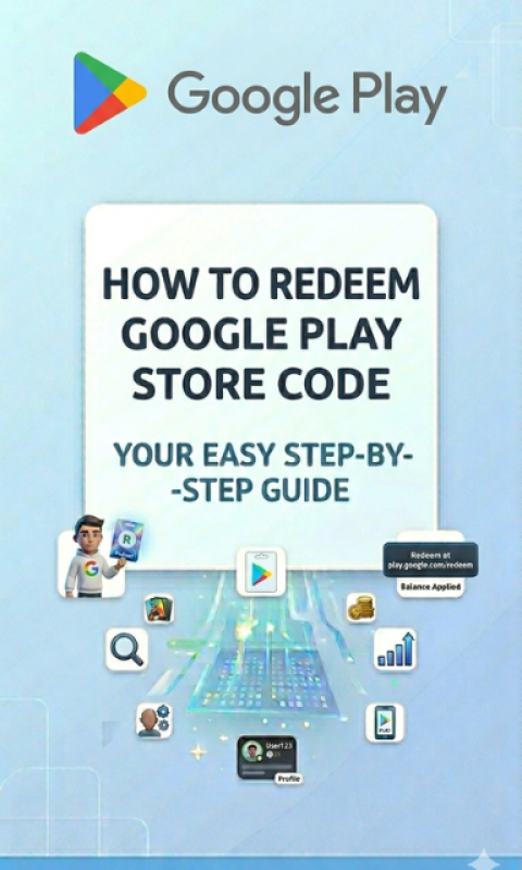Google Play Store gift card code redemption