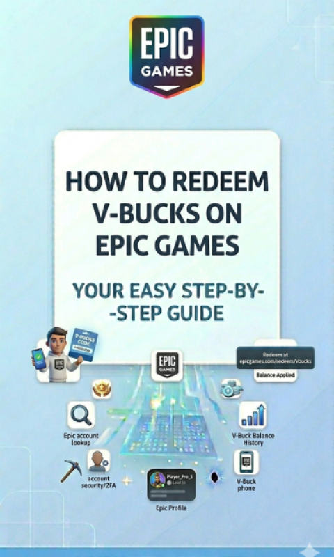 How to redeem V-Bucks on Epic Games step by step using V-Bucks code